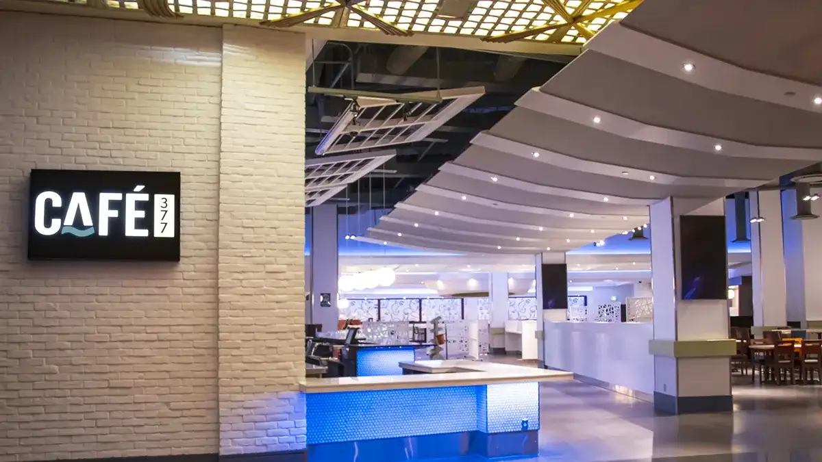 Exterior view of Cafe 377