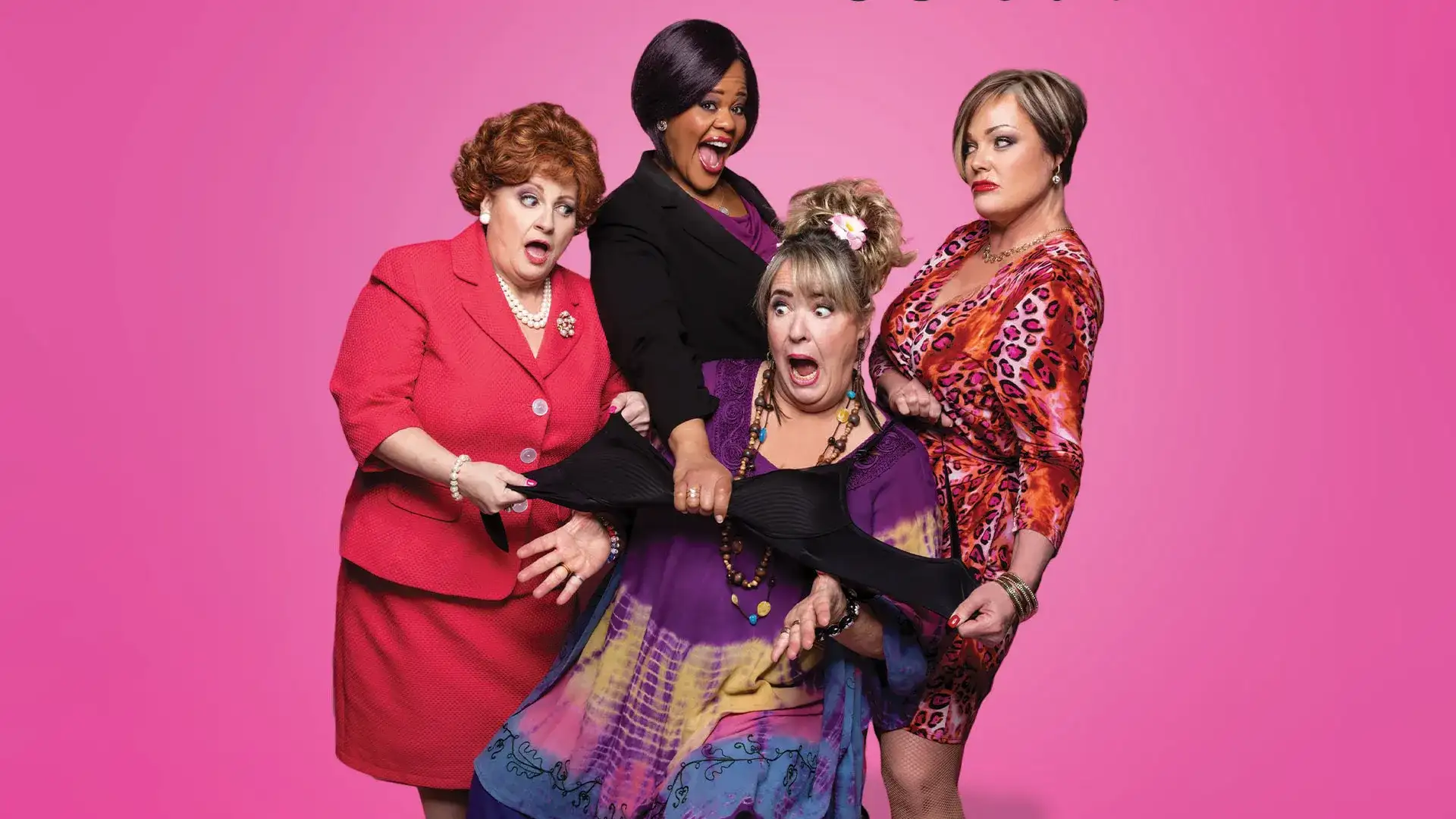 The women of Menopause The Musical pose together