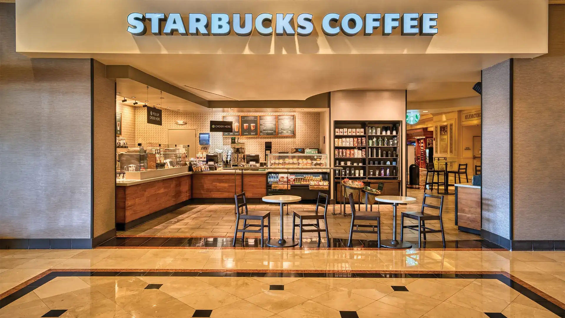 Starbucks entrance at Horseshoe Tunica.
