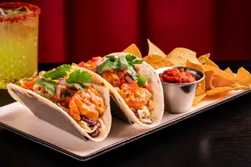 Sizzle & Salt Menu Items -Shrimp Tacos