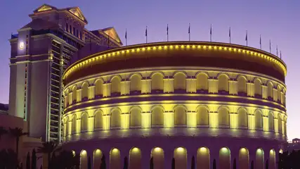 Exterior of the Colosseum and Caesars Palace from the Las Vegas Strip