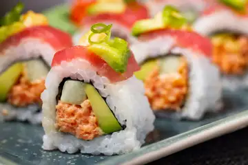 Fulton Street Noodle Fire Roll