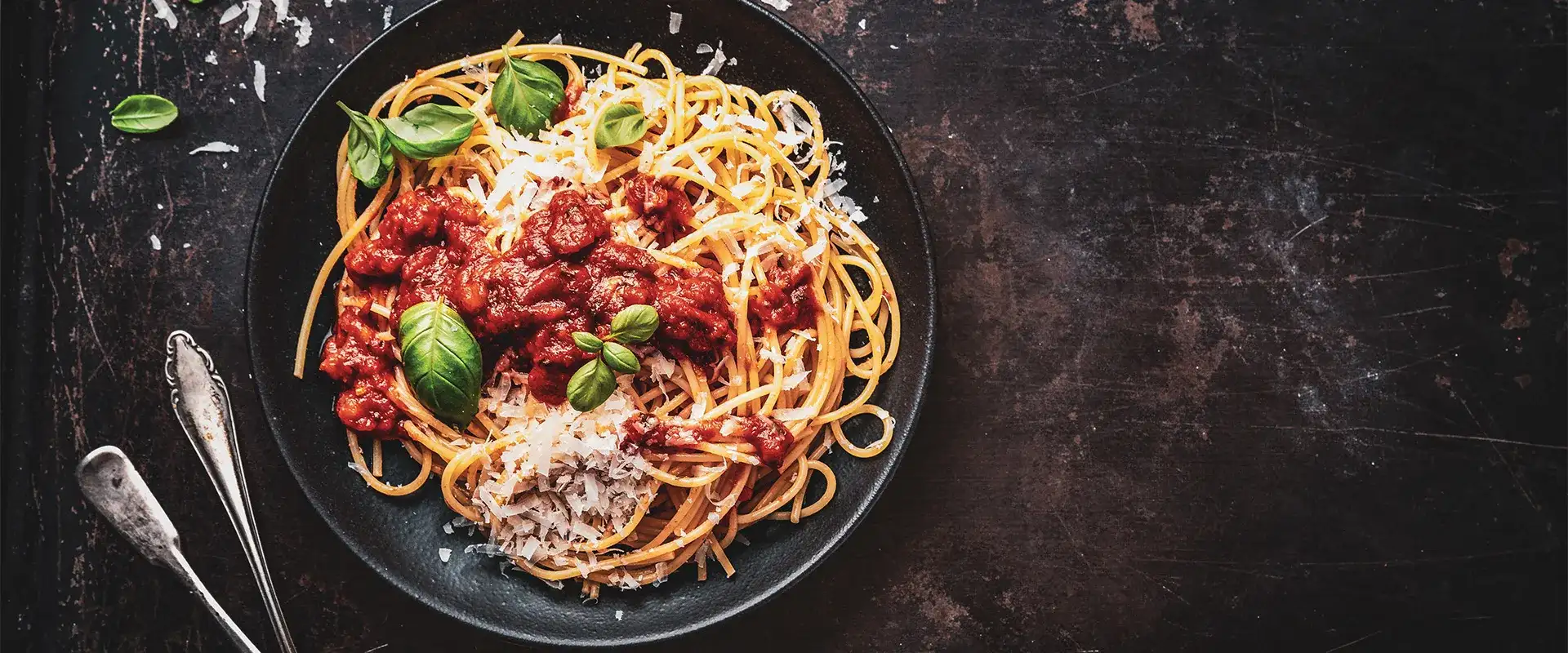 Spaghetti and meat sauce