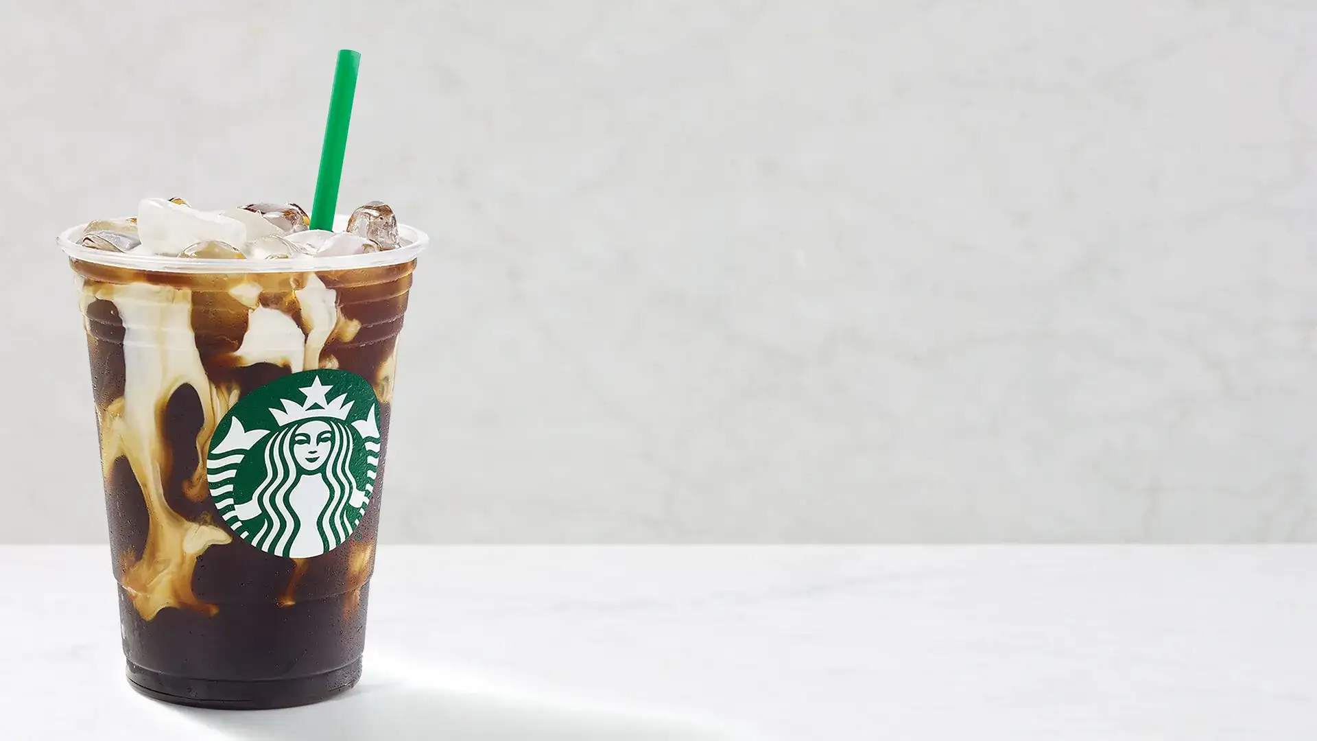 Iced coffee from Starbucks.