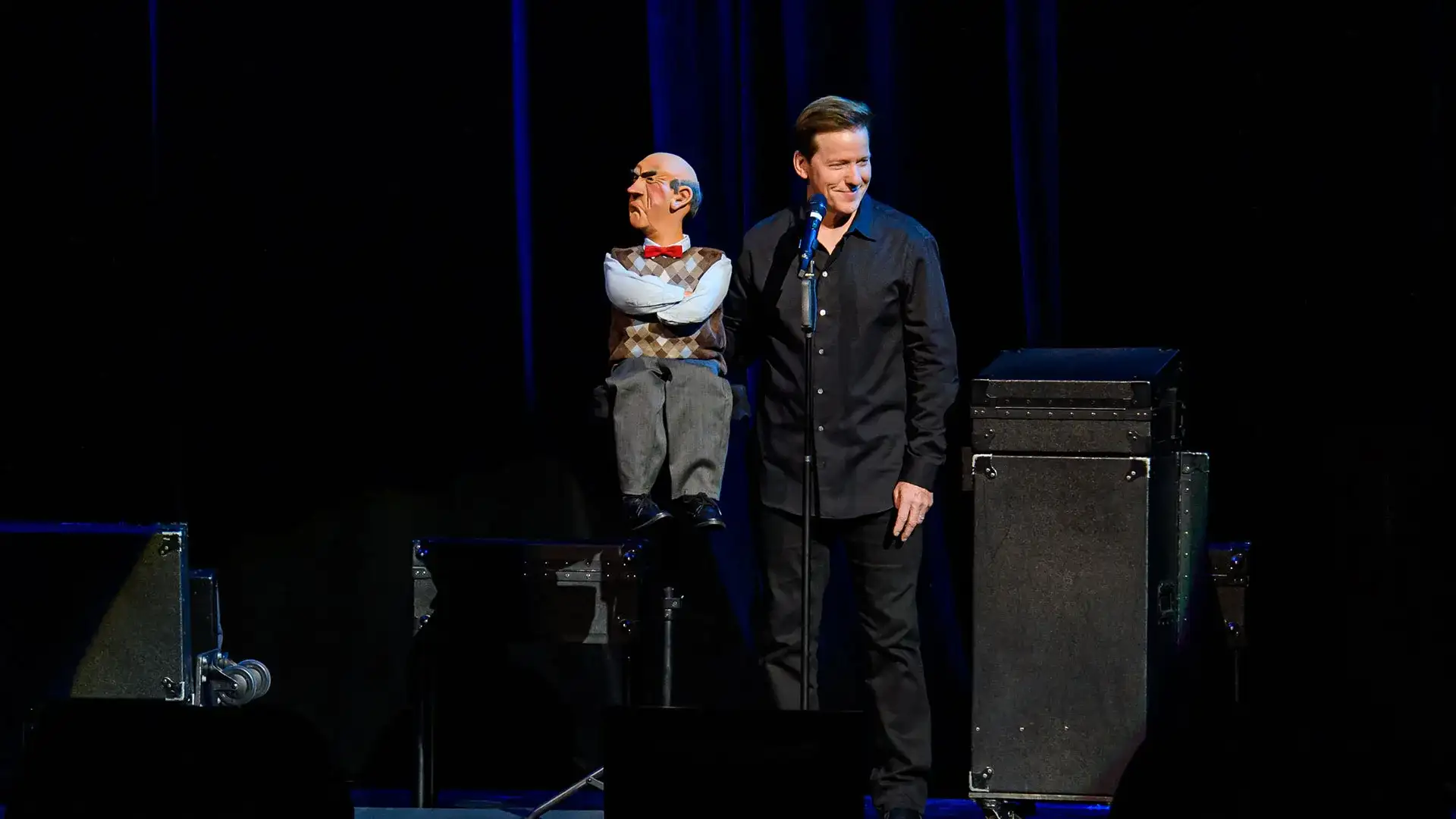 Jeff Dunham and the old curmudgeon puppet named, "Walter" performing live