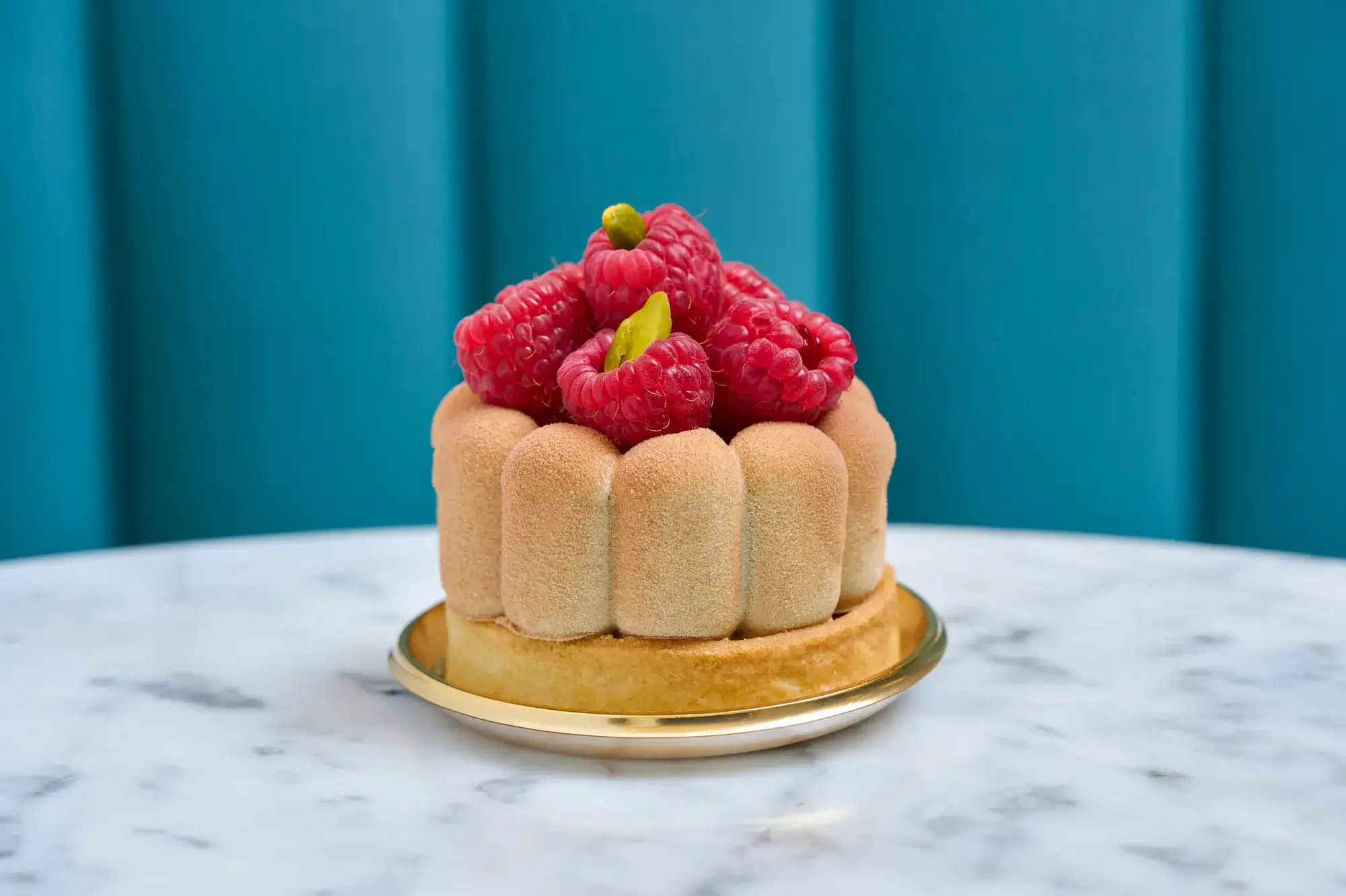 Dominique Ansel Marche Raspberry Pistachio Tart