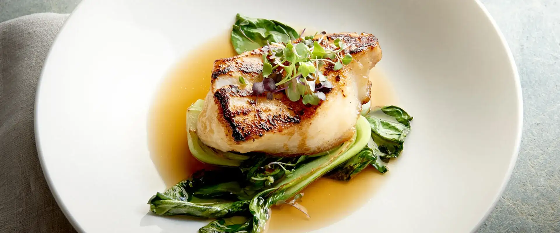 Morton Seafood dish in a plate