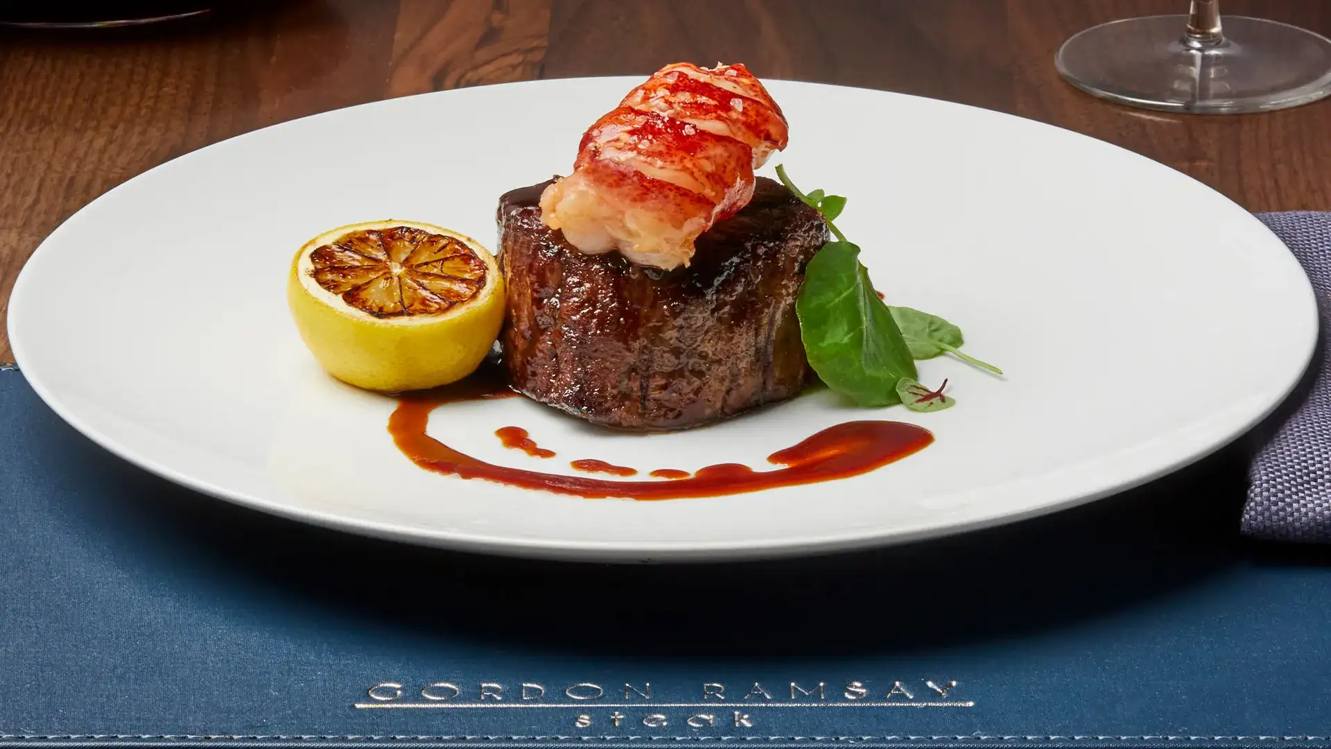 Gordon Ramsay Steak - Lobster Tail Filet closeup