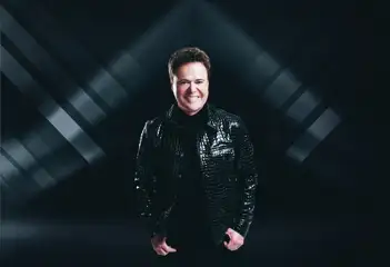Donny Osmond smiling
