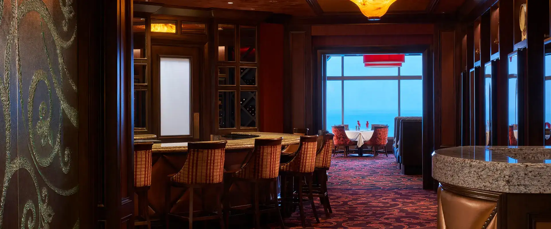Jack Binion's Steak bar and lounge area.