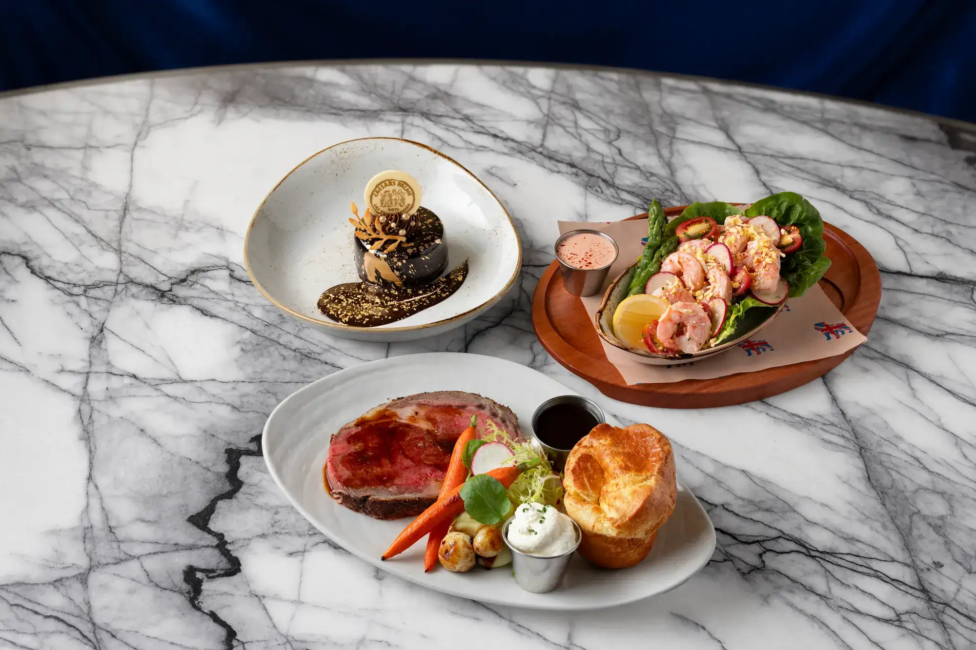 Caesars Palace 60th Anniversary F&B Menu Items at Gordon Ramsay Pub & Grill