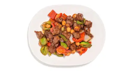 Beef Cube Plate from Beijing Noodle No. 9 located in Caesars Palace
