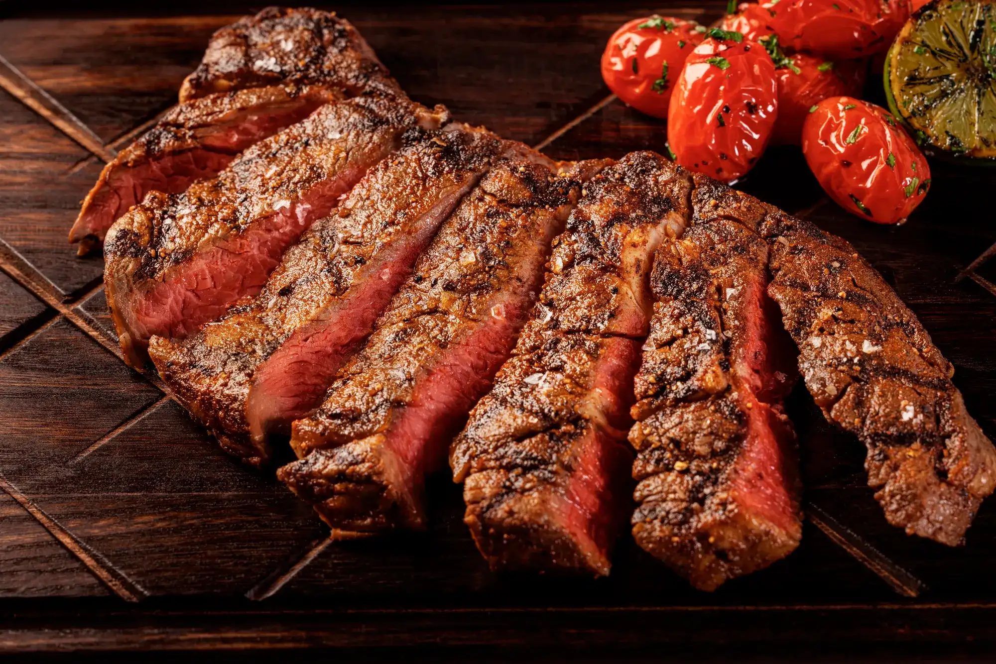 Ribeye steak at Neros