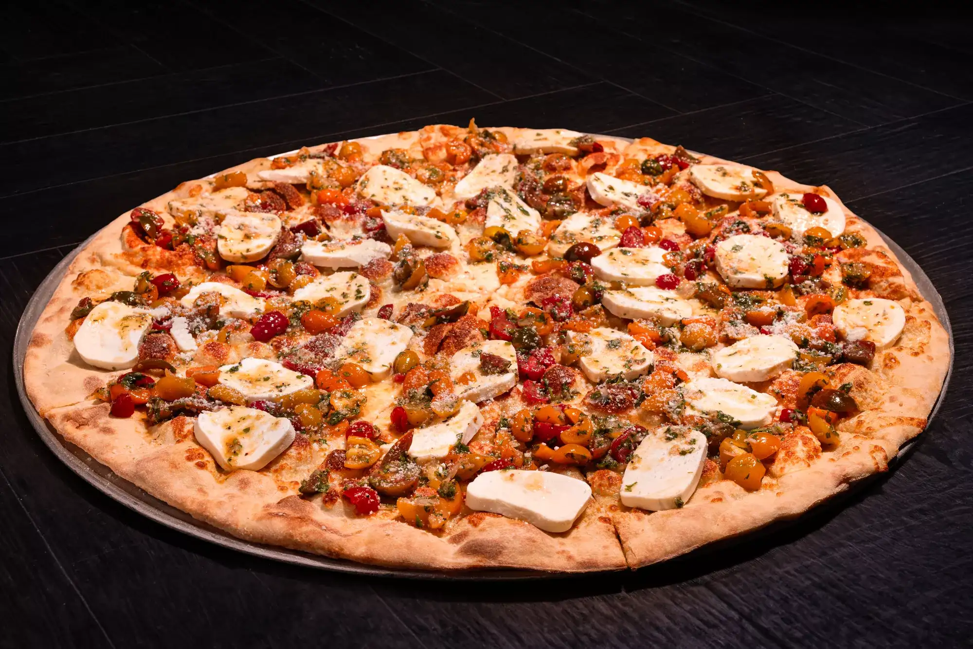 Margherita pizza from Pin-up Pizza