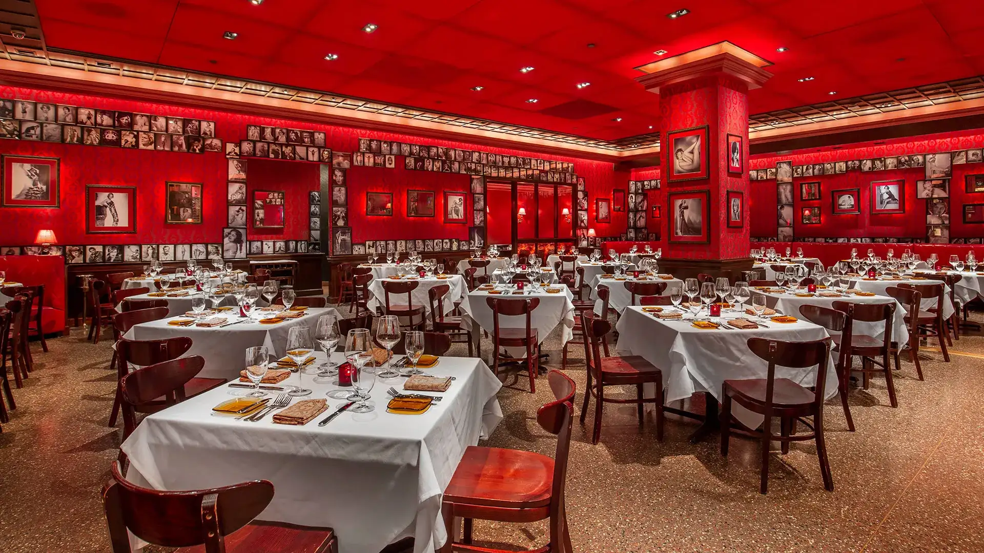 Strip House Restaurant dining room at Planet Hollywood Las Vegas