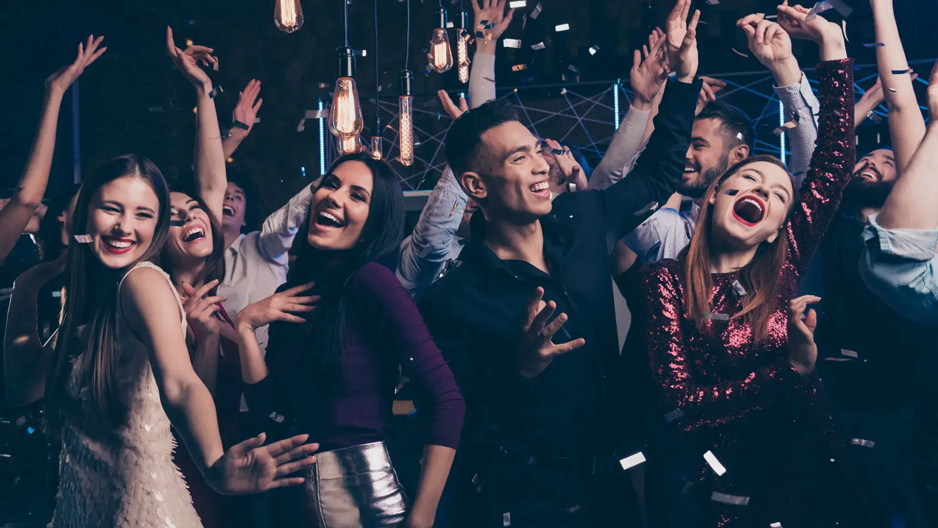 Group of people dancing.