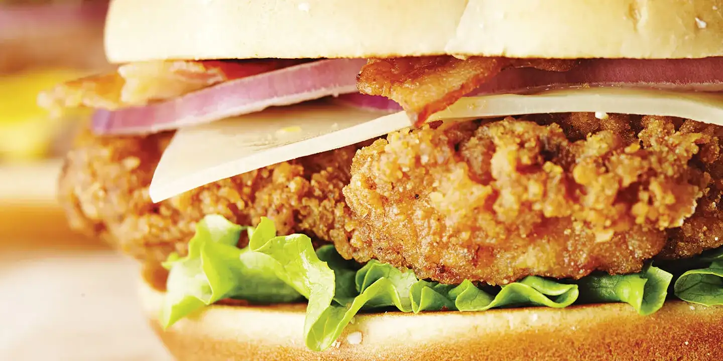 Fried chicken sandwich.