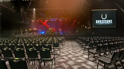 The Riverdome set up for an event at Horseshoe Bossier City.