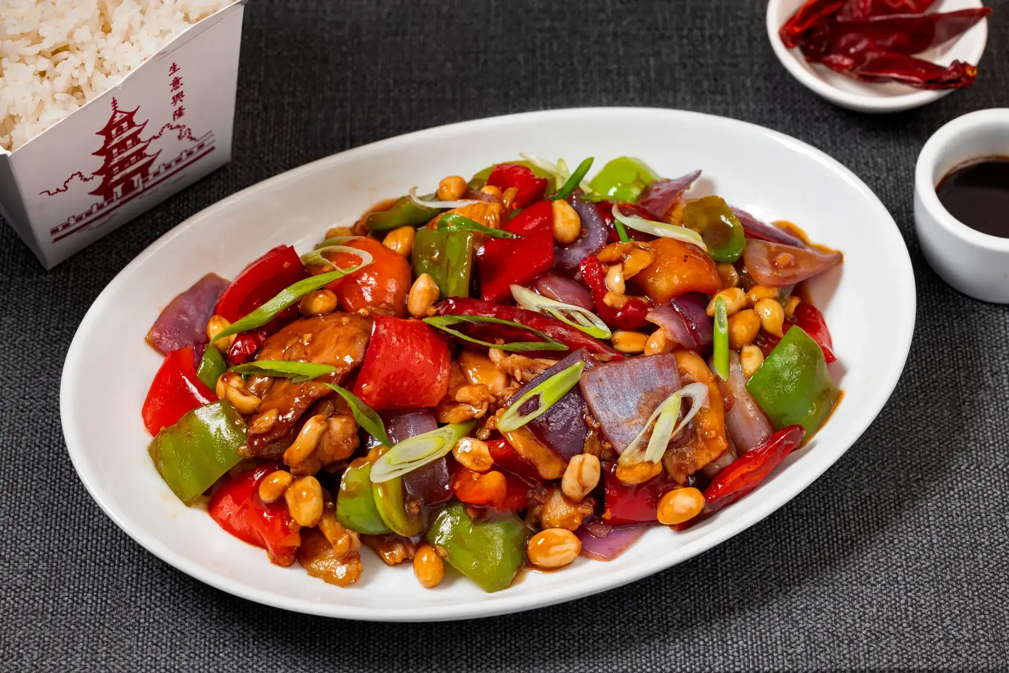 Fulton Street Noodle Kung Pao Chicken