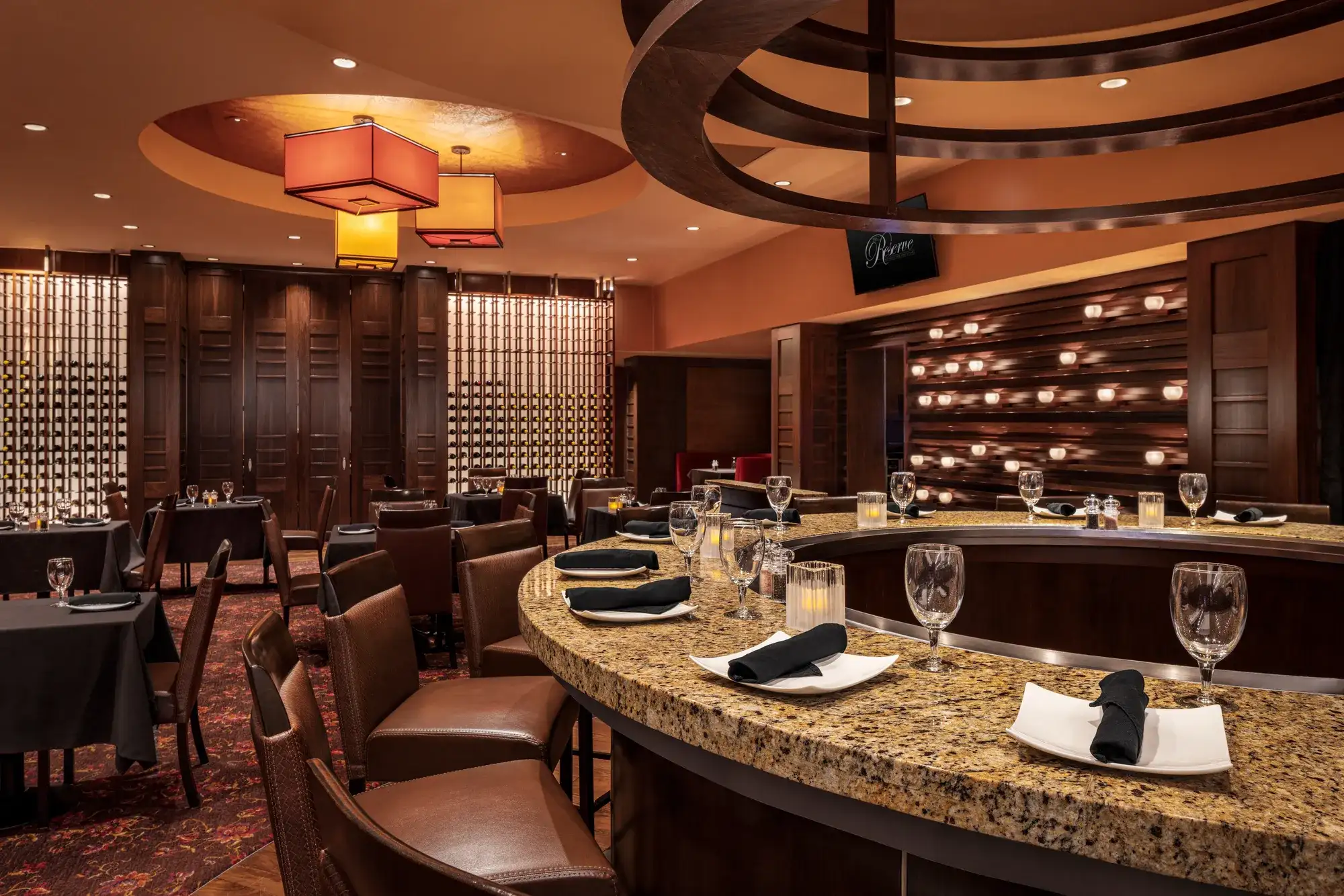 The Reserve Steakhouse at Harrah's Joliet.