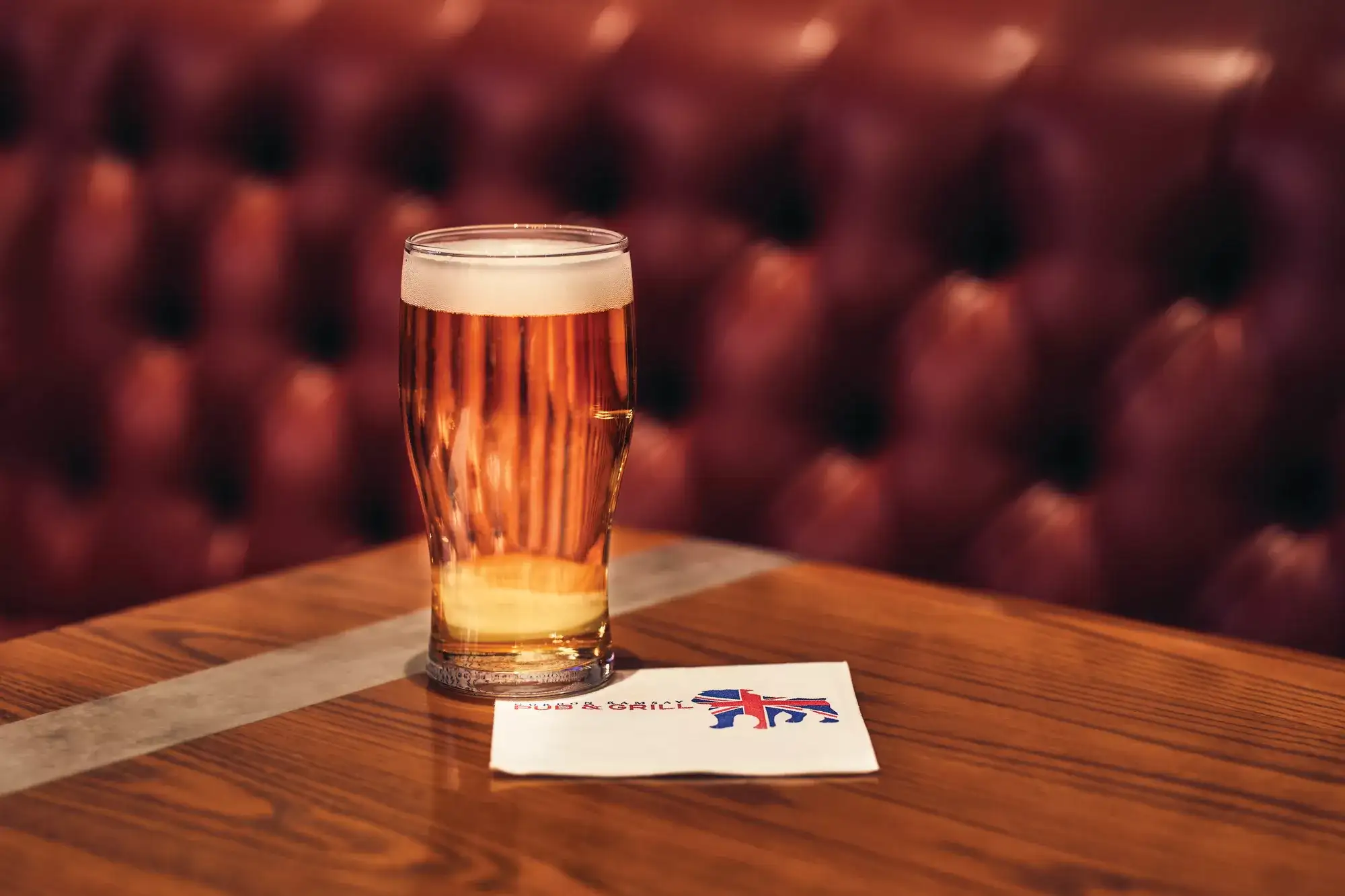 Pint of Beer at Gordon Ramsay Pub & Grill at Caesars Palace Las Vegas