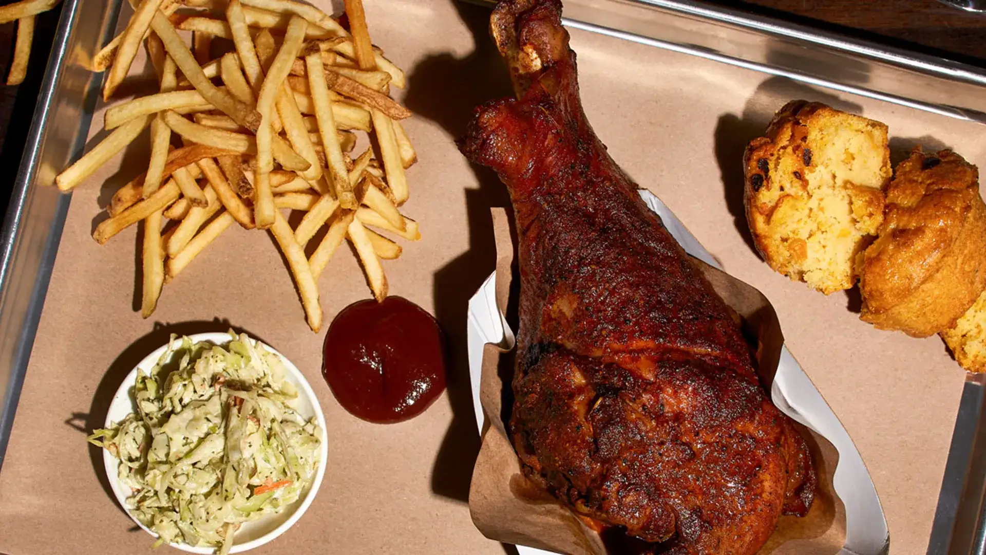 A 2 lb. Texas Fair turkey leg