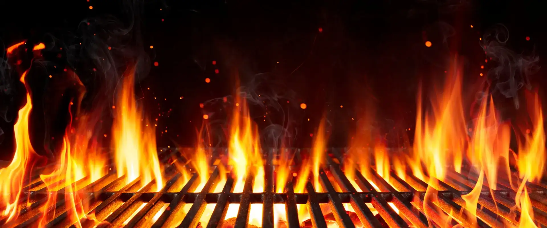 Grill flame