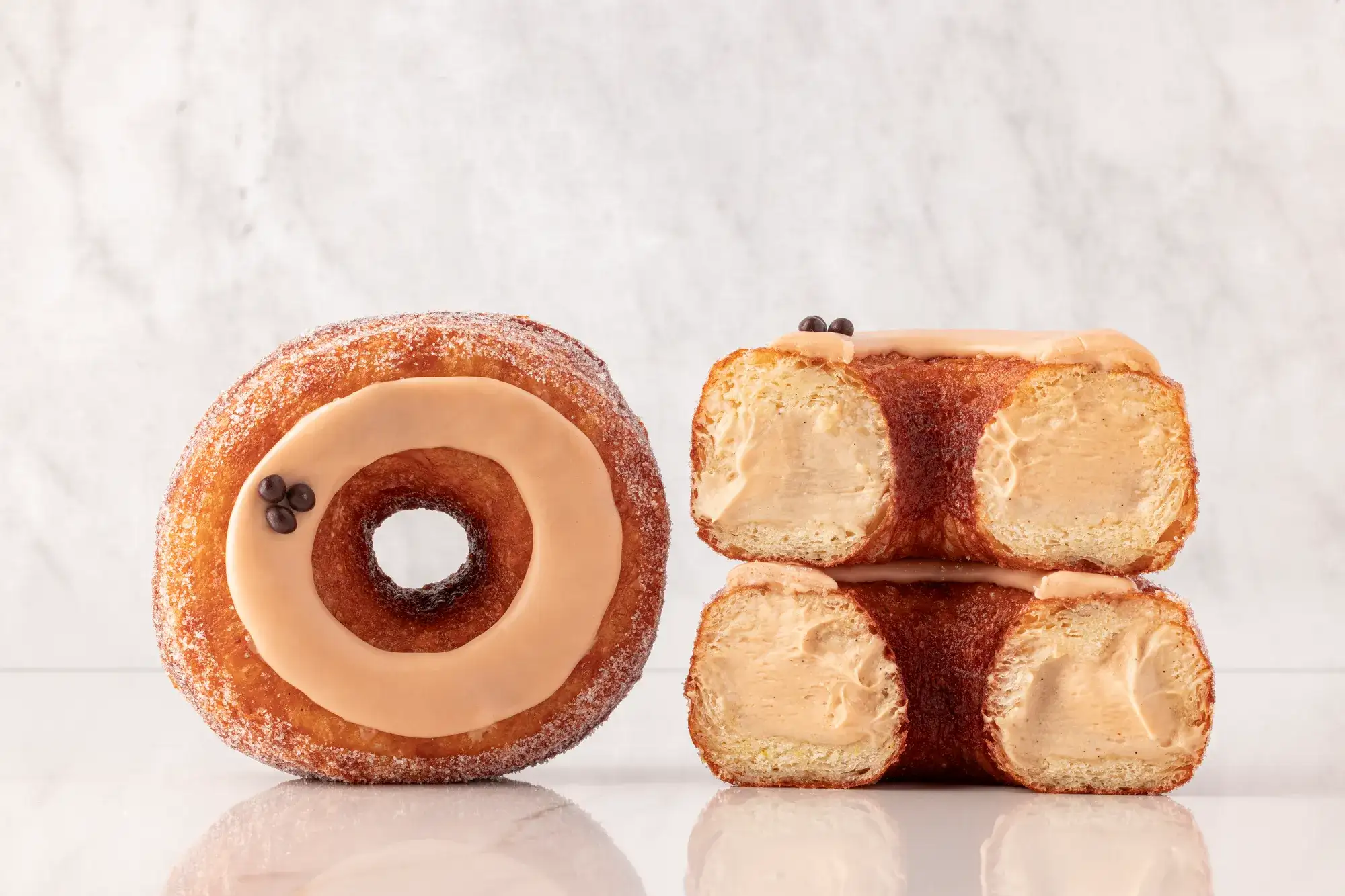 Light Caramel Cream & Cookie Dough Ganache Cronuts