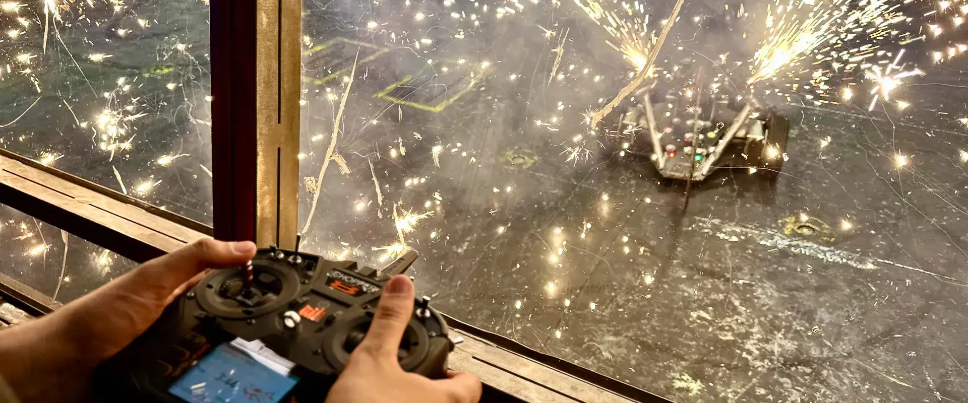 Battle Bots Sparks with Remote Control
