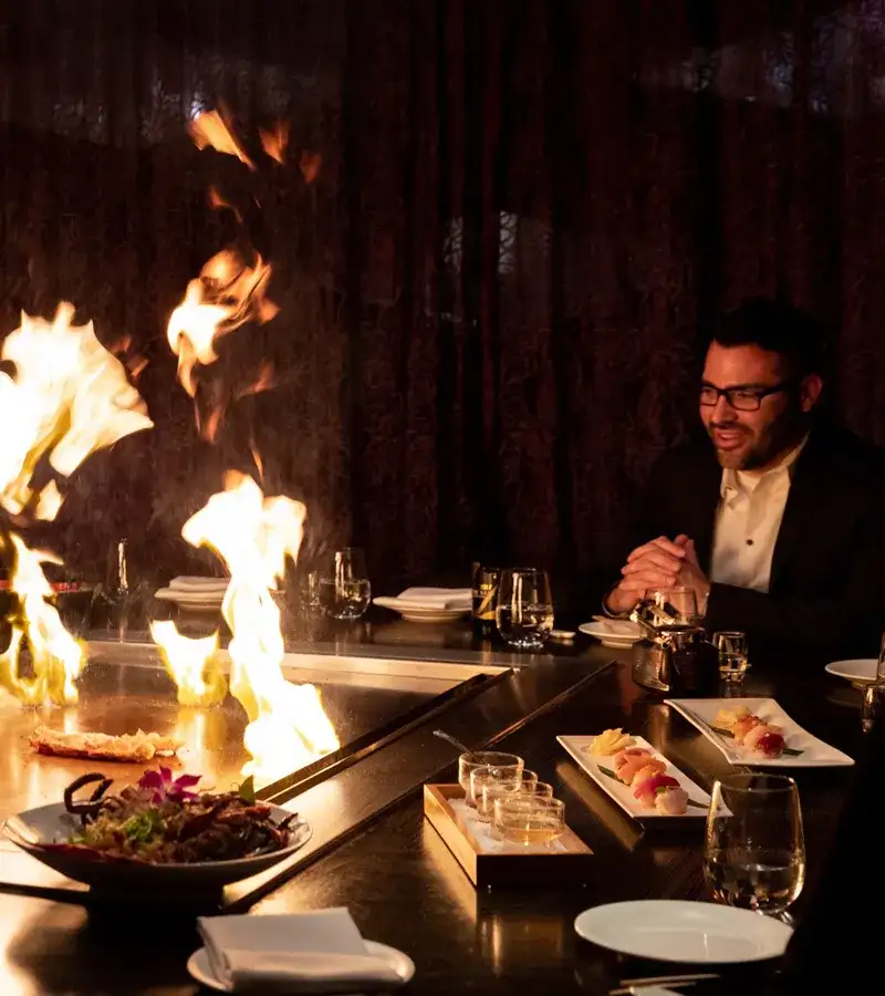 Reno Japanese Steak House - Ichiban at Eldorado, Teppanyaki Show