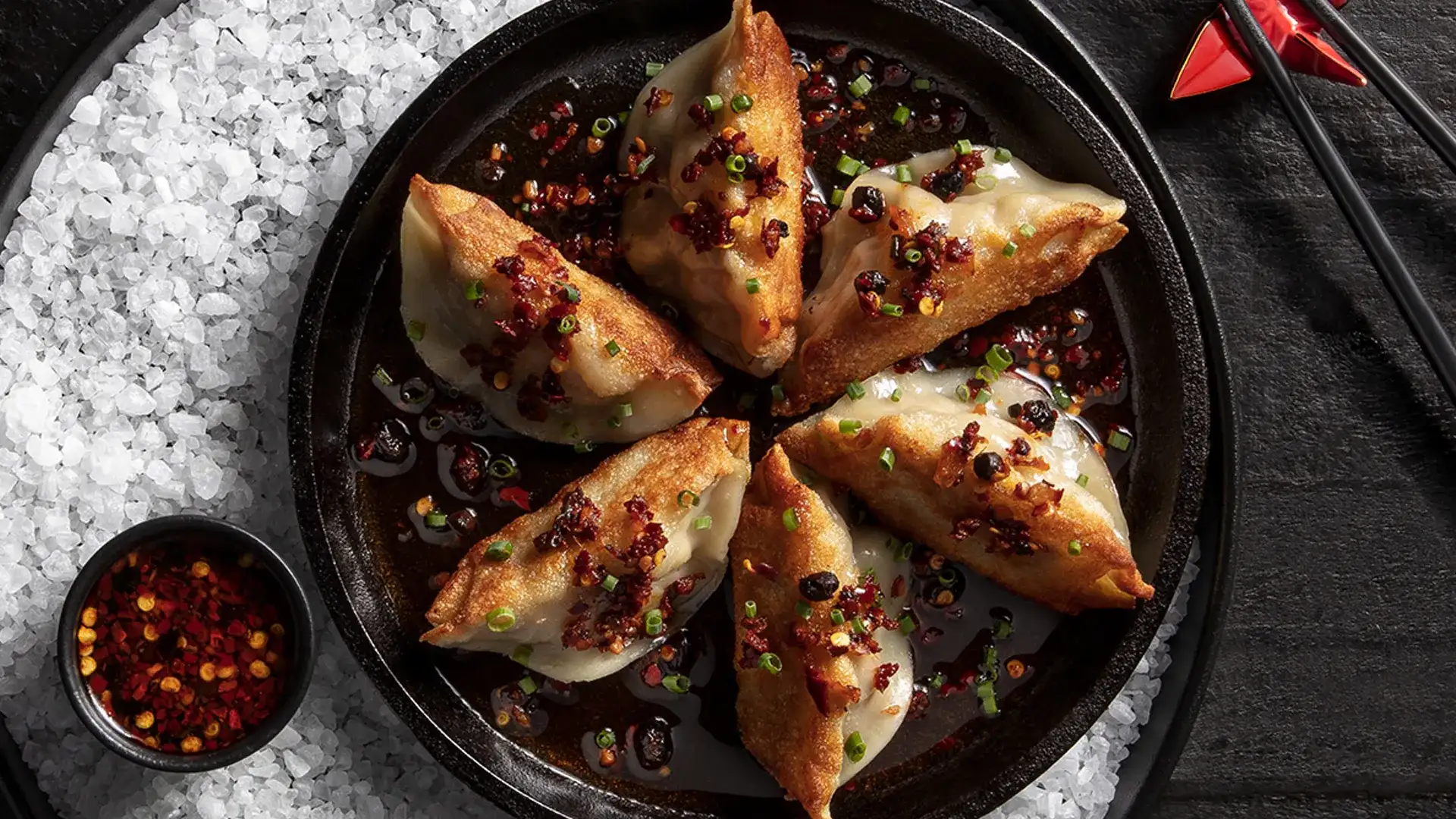 Pork dumplings from PF Chang's.