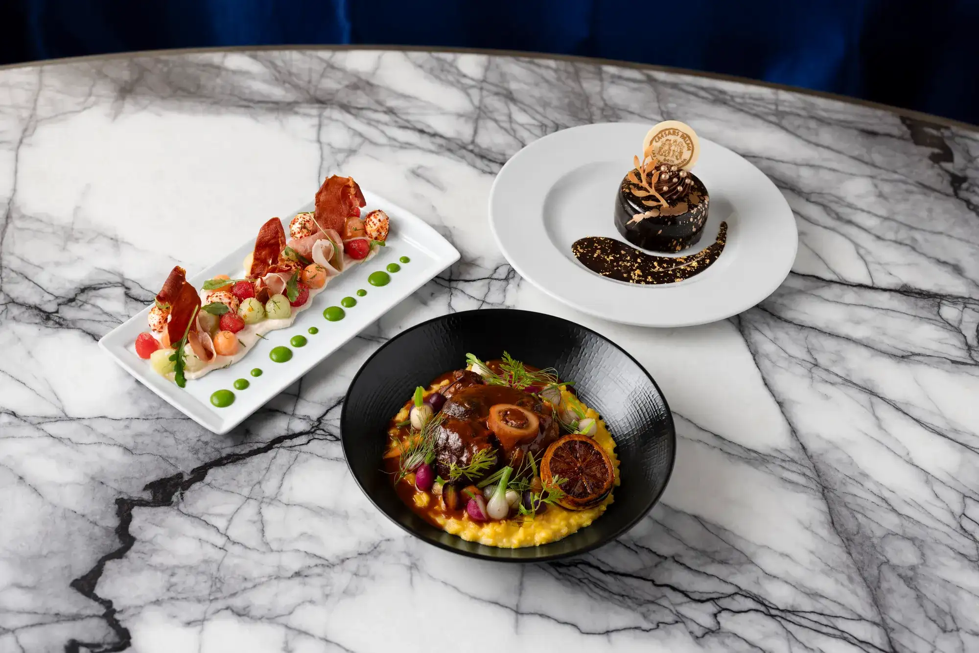 Caesars Palace 60th Anniversary F&B Menu Items at Stanton Social Italian