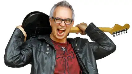 Pete George performing at The Laugh Factory inside Silver Legacy Resort Casino in Reno, Nevada.