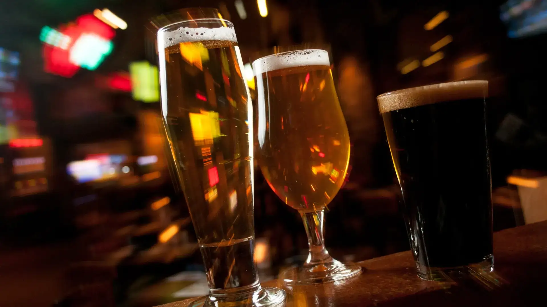 Pints of beer from Brew Brothers.