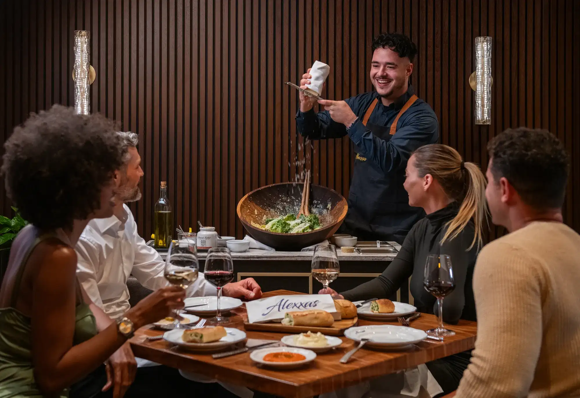 Tableside Salad at Alexxa's at Paris Las Vegas