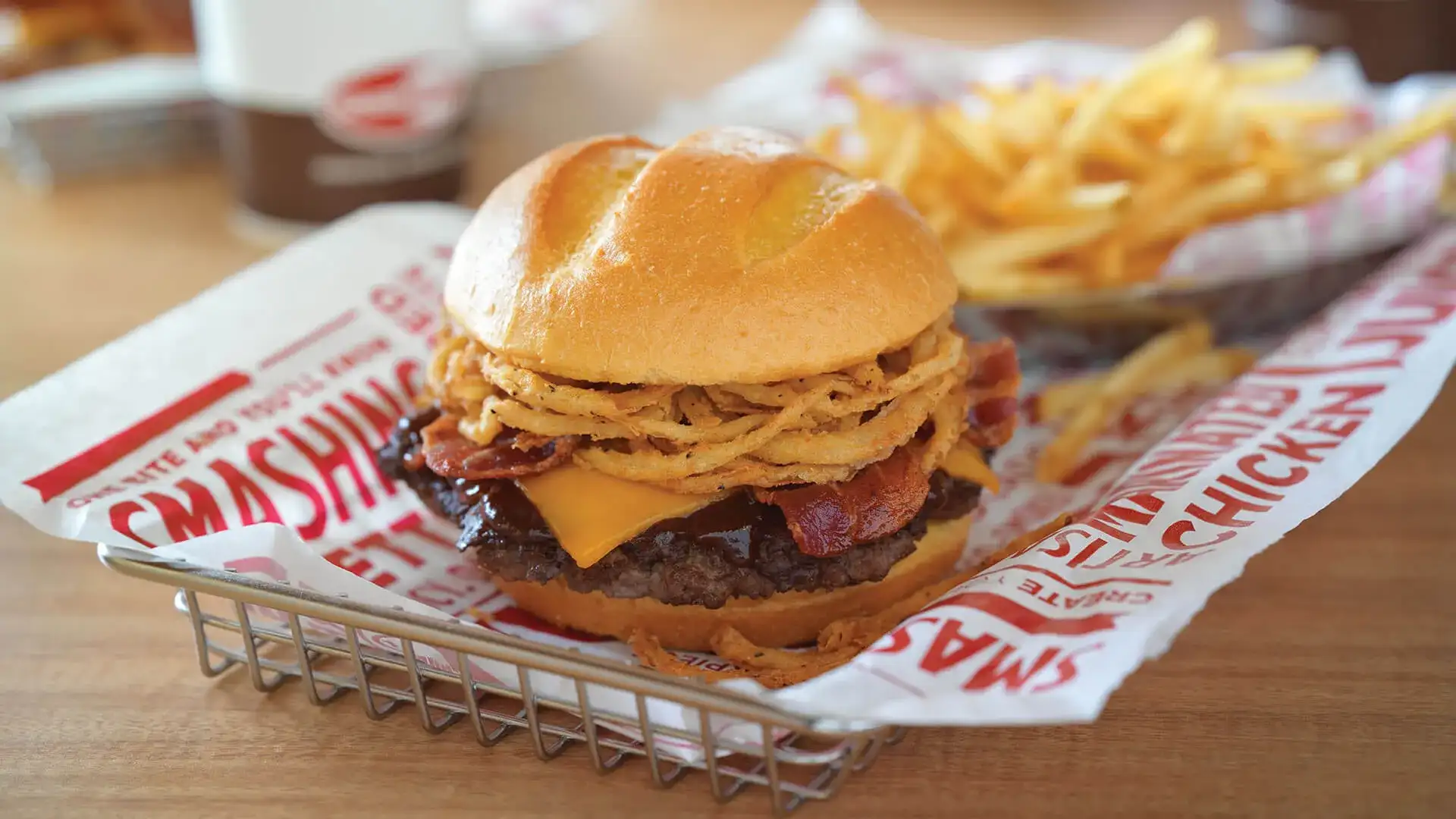BBQ burger from Smashburger.
