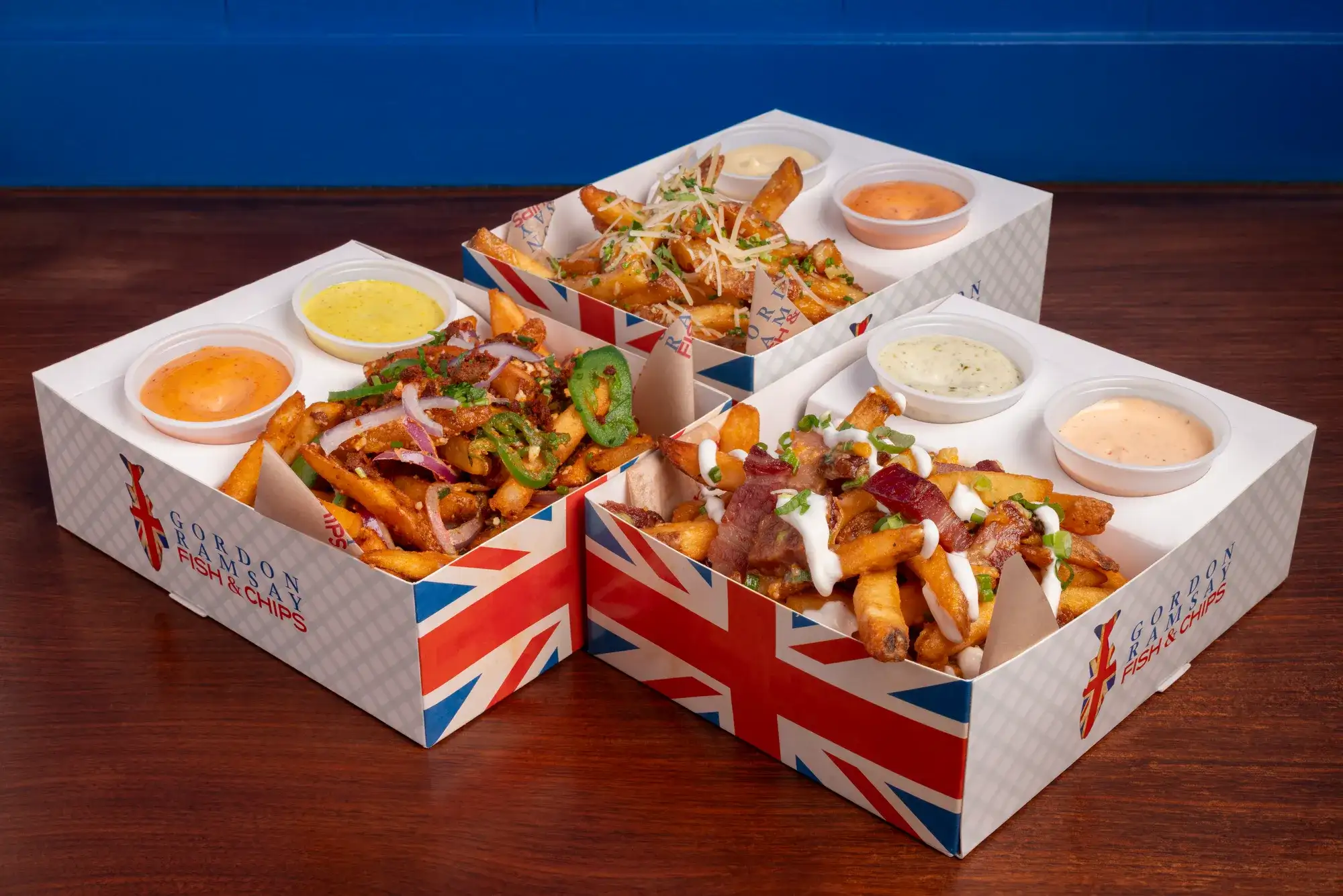 Dirty Chips at Gordon Ramsay Fish & Chips