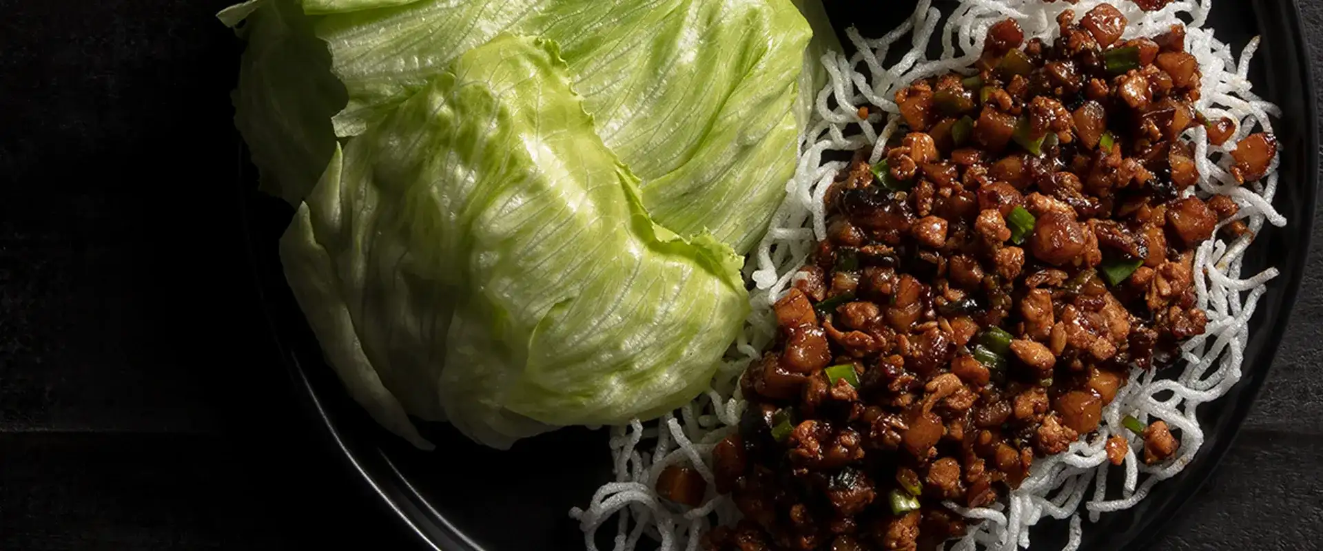 PF chang's lettuce wrap dish.