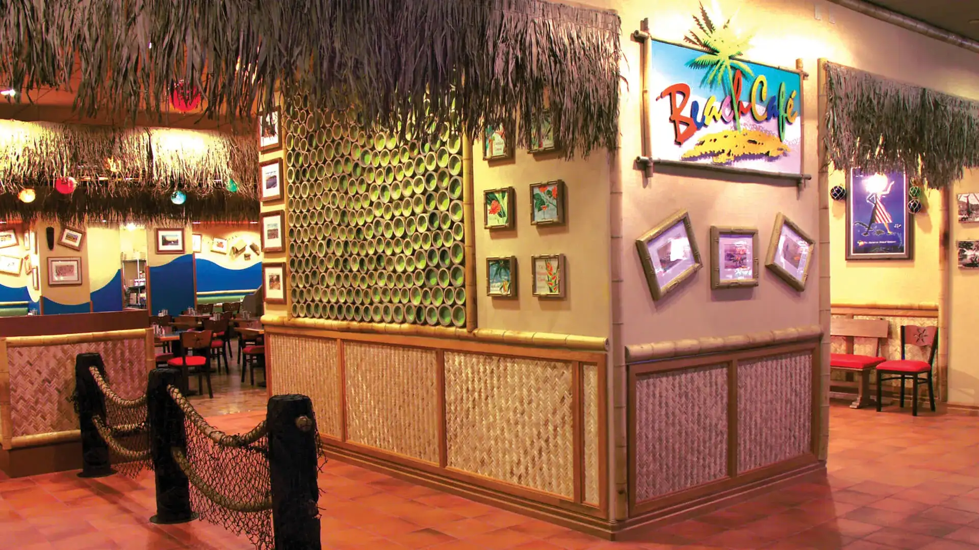 Interior of Beach Cafe.