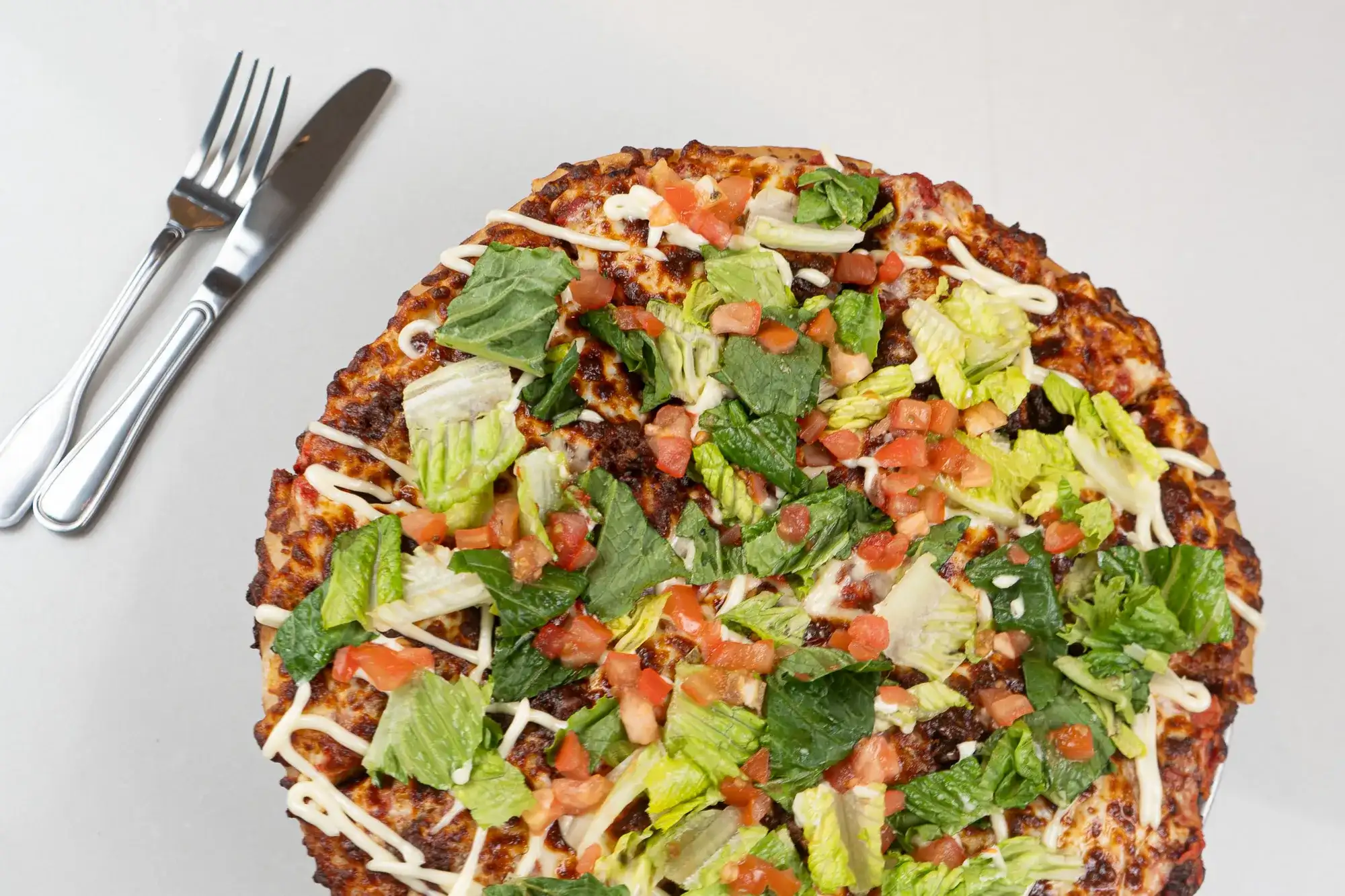 BLT PIzza at Slice Pizzeria at Horseshoe Council Bluffs