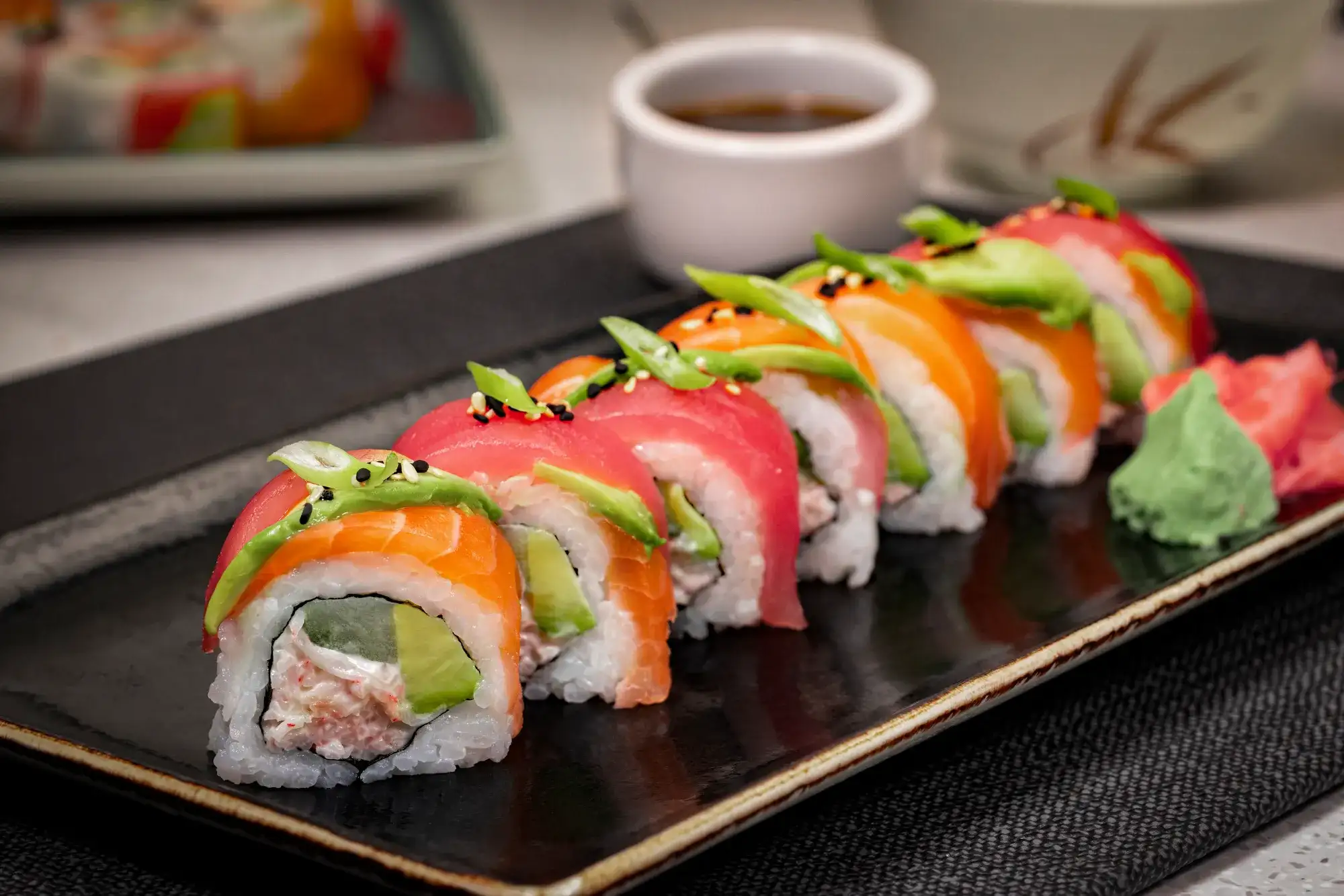 Fulton Street Noodle Rainbow Roll