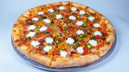 NY Style Pizza at Pizza Cake by Buddy V. at Harrah's Las Vegas