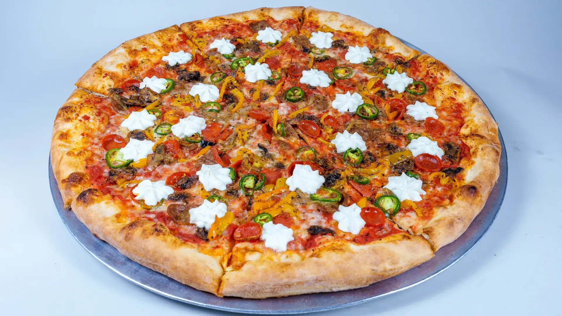 NY Style Pizza at Pizza Cake by Buddy V. at Harrah's Las Vegas