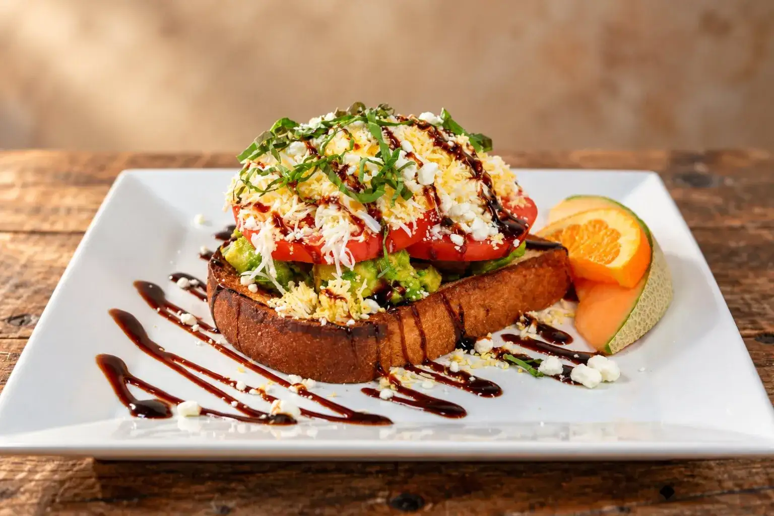 Hash House a Go Go Avacado Toast W/ Shaved Egg