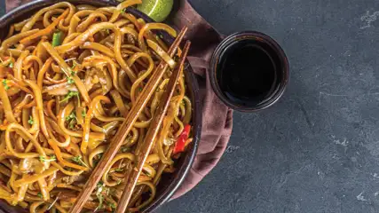 Lo Mein at Beach Wok in Harrahs Gulf Coast