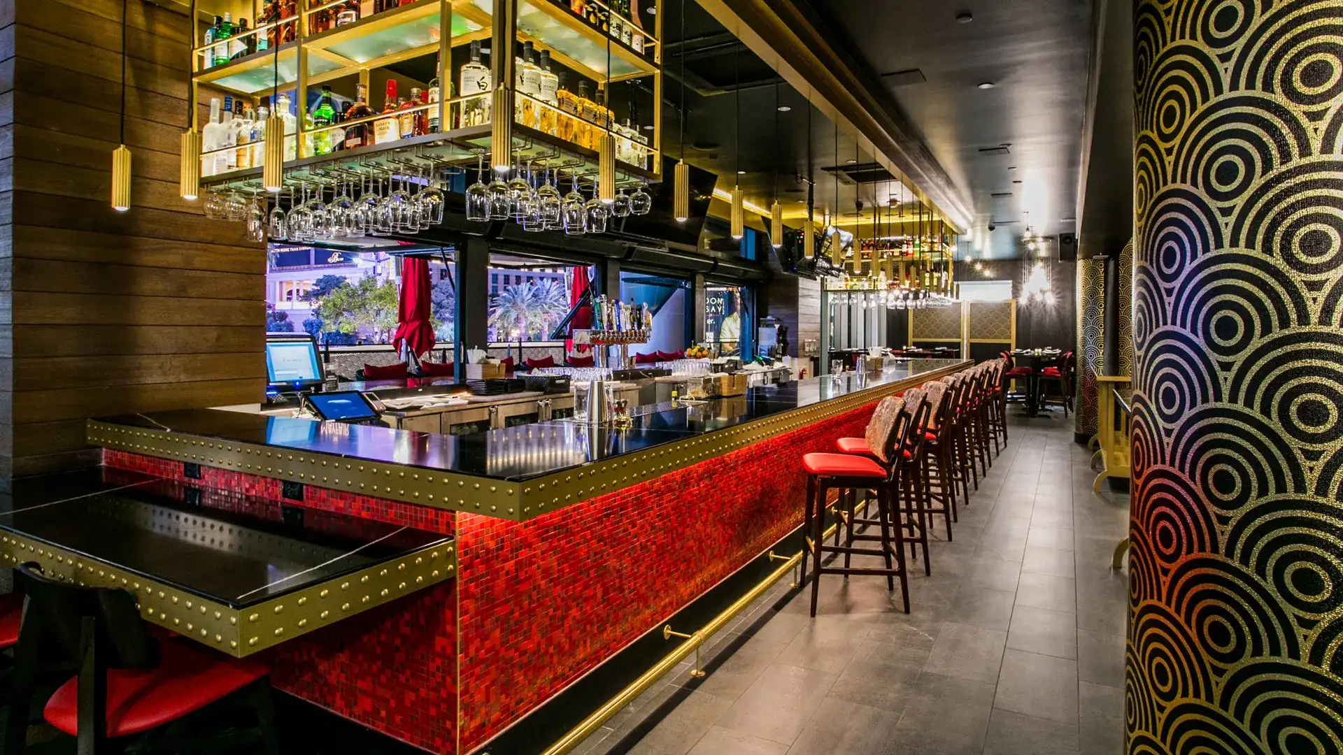 View of PF Chang's bar area.